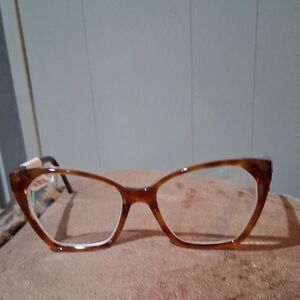 NWT Womens Guess GU50158 Rxable Brown Eyeglass Frames